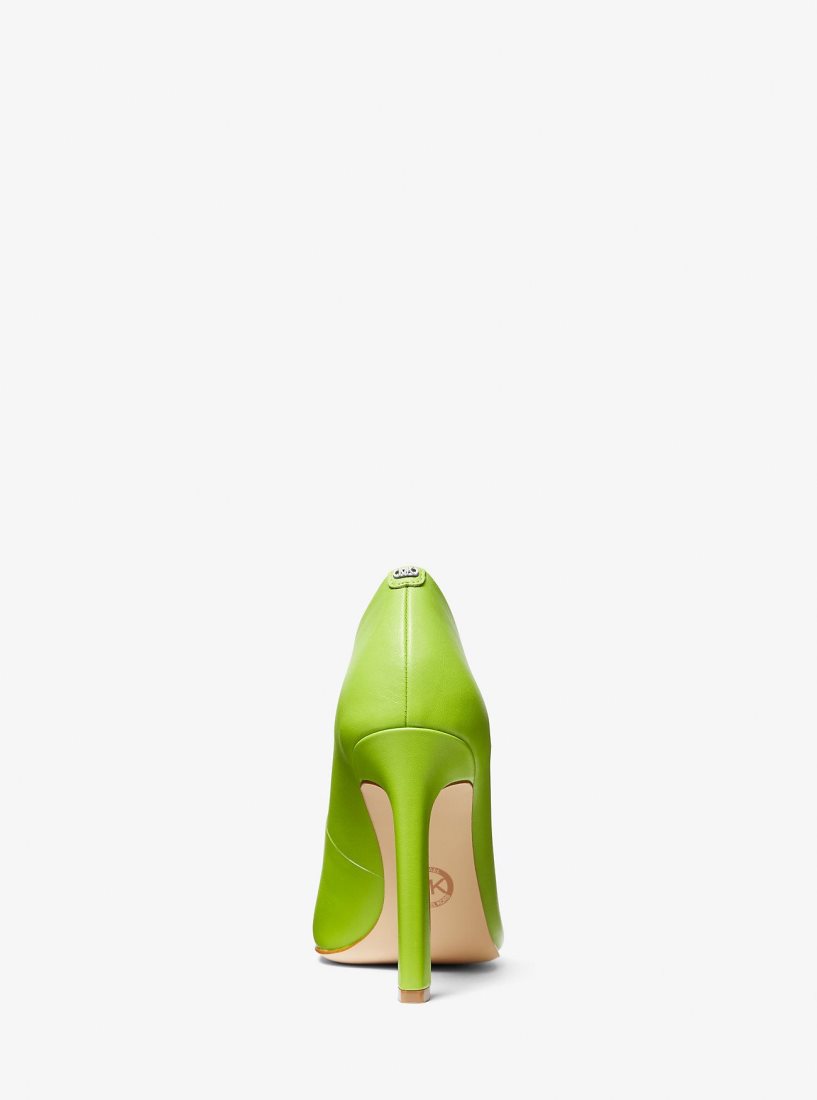 Michael Kors Amara Leather Pump Pumps Damen Pear | VNWADK327