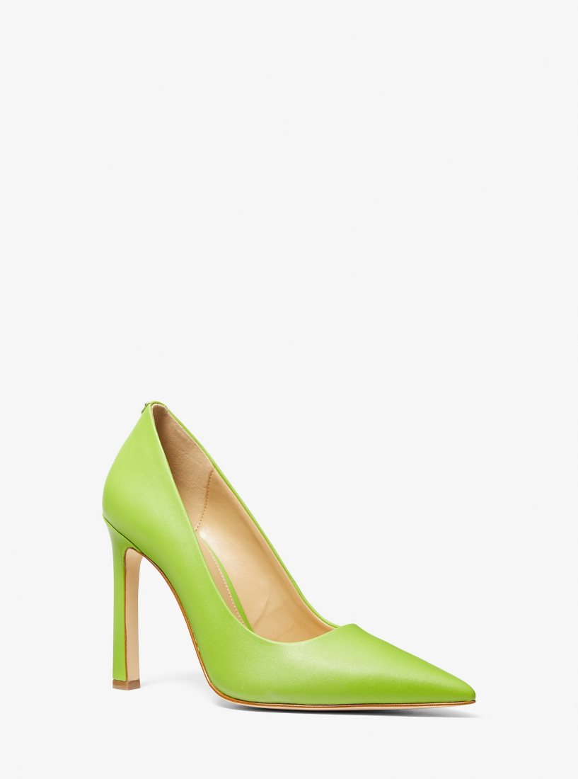 Michael Kors Amara Leather Pump Pumps Damen Pear | VNWADK327