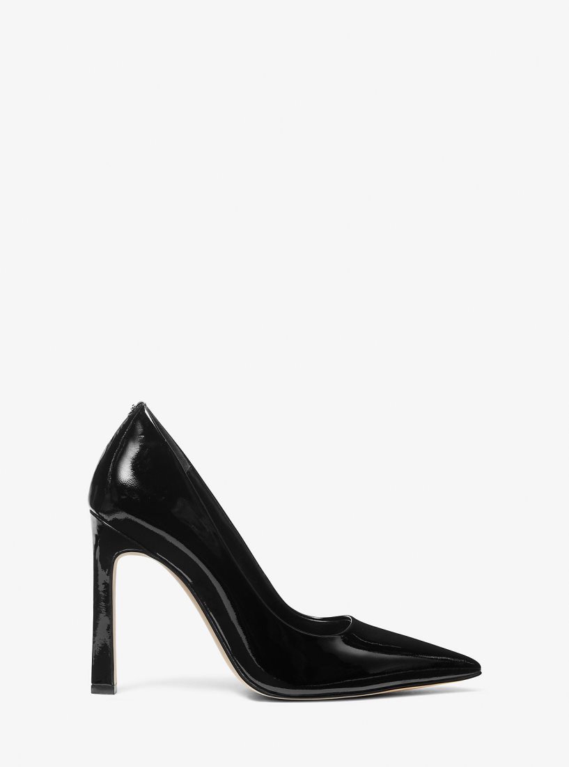 Michael Kors Amara Patent Leather Pump Pumps Damen Schwarz | VEILHN462