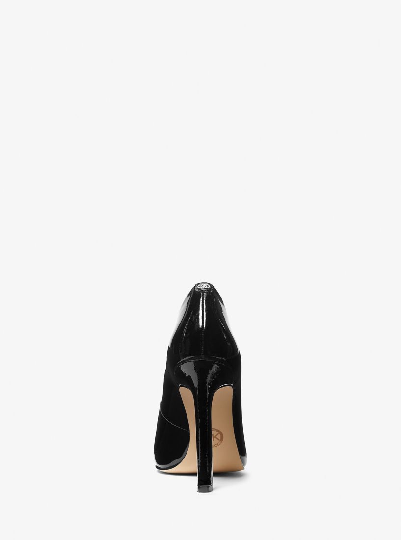 Michael Kors Amara Patent Leather Pump Pumps Damen Schwarz | VEILHN462