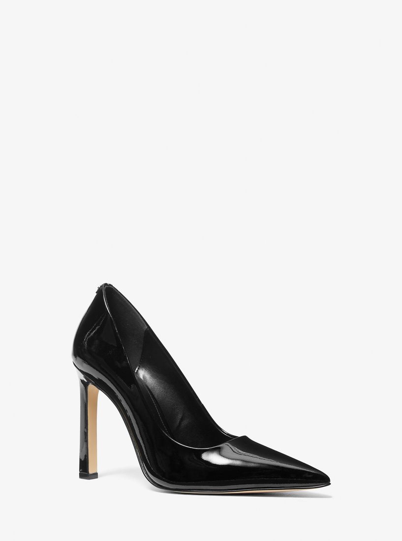Michael Kors Amara Patent Leather Pump Pumps Damen Schwarz | VEILHN462