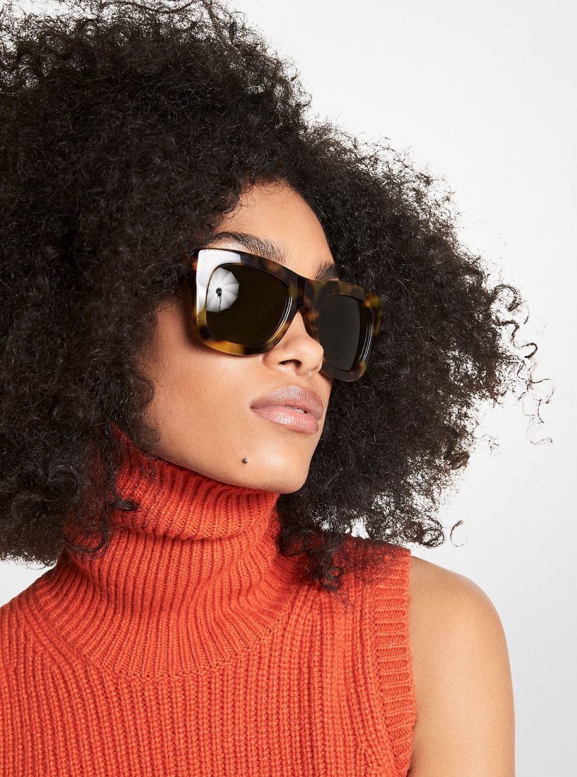 Michael Kors Athens Sunglasses Sonnenbrille Damen Tortoise | OCEQDK193