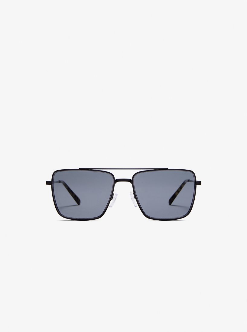 Michael Kors Blue Ridge Sunglasses Sonnenbrille Damen Schwarz | CORXFH760