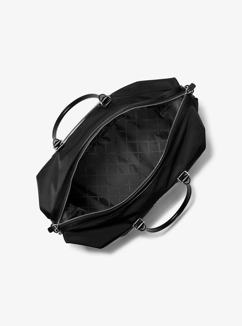 Michael Kors Brooklyn Recycled Nylon Duffel Bag Duffle Tasche Herren Schwarz | RBEQJO869