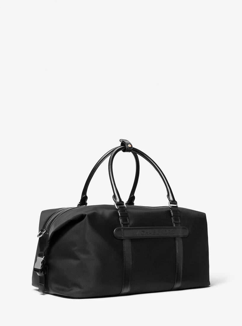 Michael Kors Brooklyn Recycled Nylon Duffel Bag Duffle Tasche Herren Schwarz | RBEQJO869
