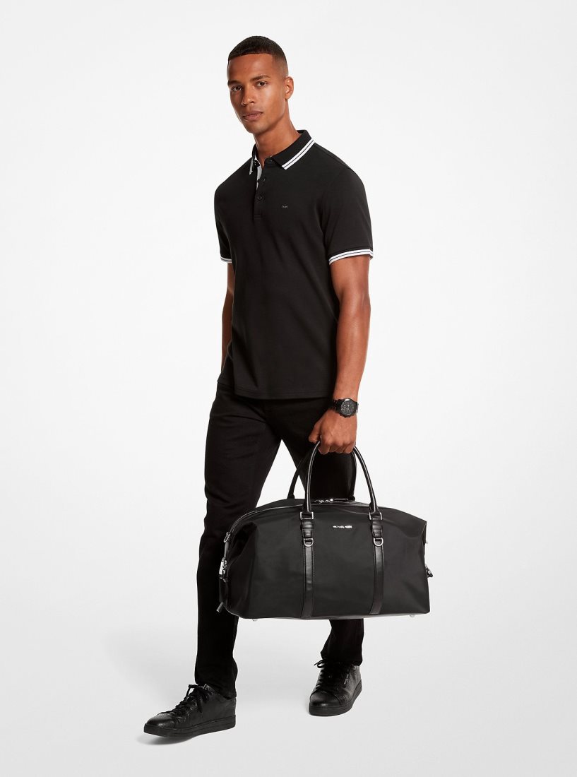 Michael Kors Brooklyn Recycled Nylon Duffel Bag Duffle Tasche Herren Schwarz | RBEQJO869
