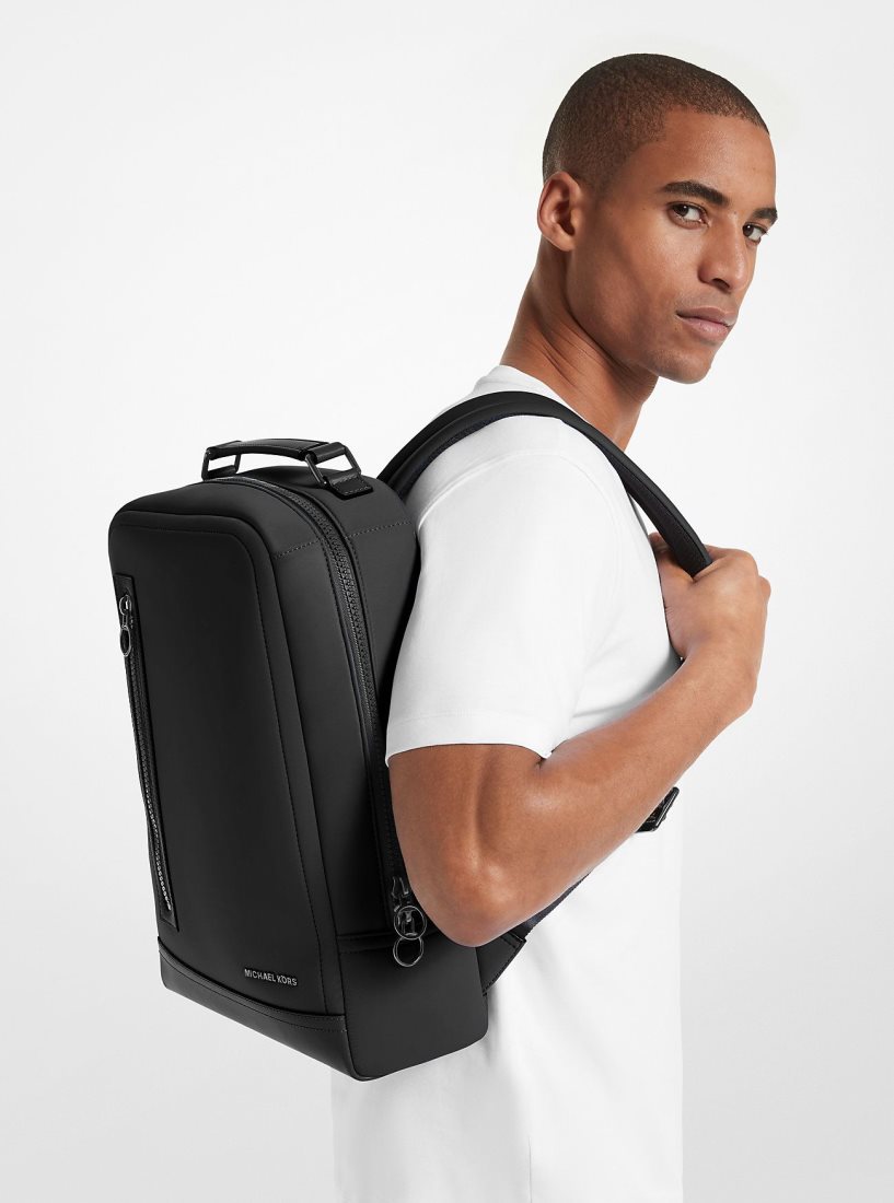 Michael Kors Brooklyn Scuba Backpack Rucksäcke Herren Schwarz | RIQSWY640
