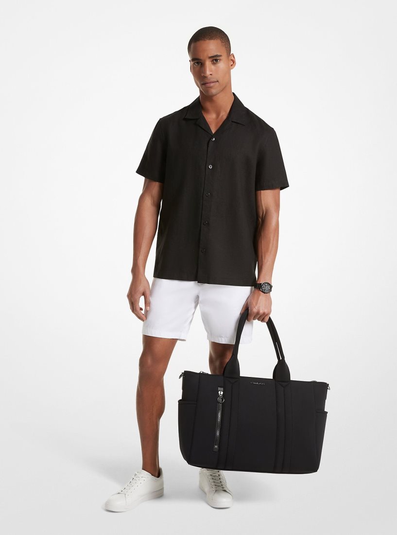 Michael Kors Brooklyn Scuba Travel Tote Bag Duffle Tasche Herren Schwarz | OZUPFY724
