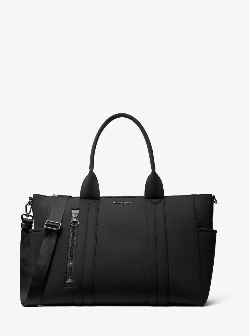 Michael Kors Brooklyn Scuba Travel Tote Bag Duffle Tasche Herren Schwarz | OZUPFY724