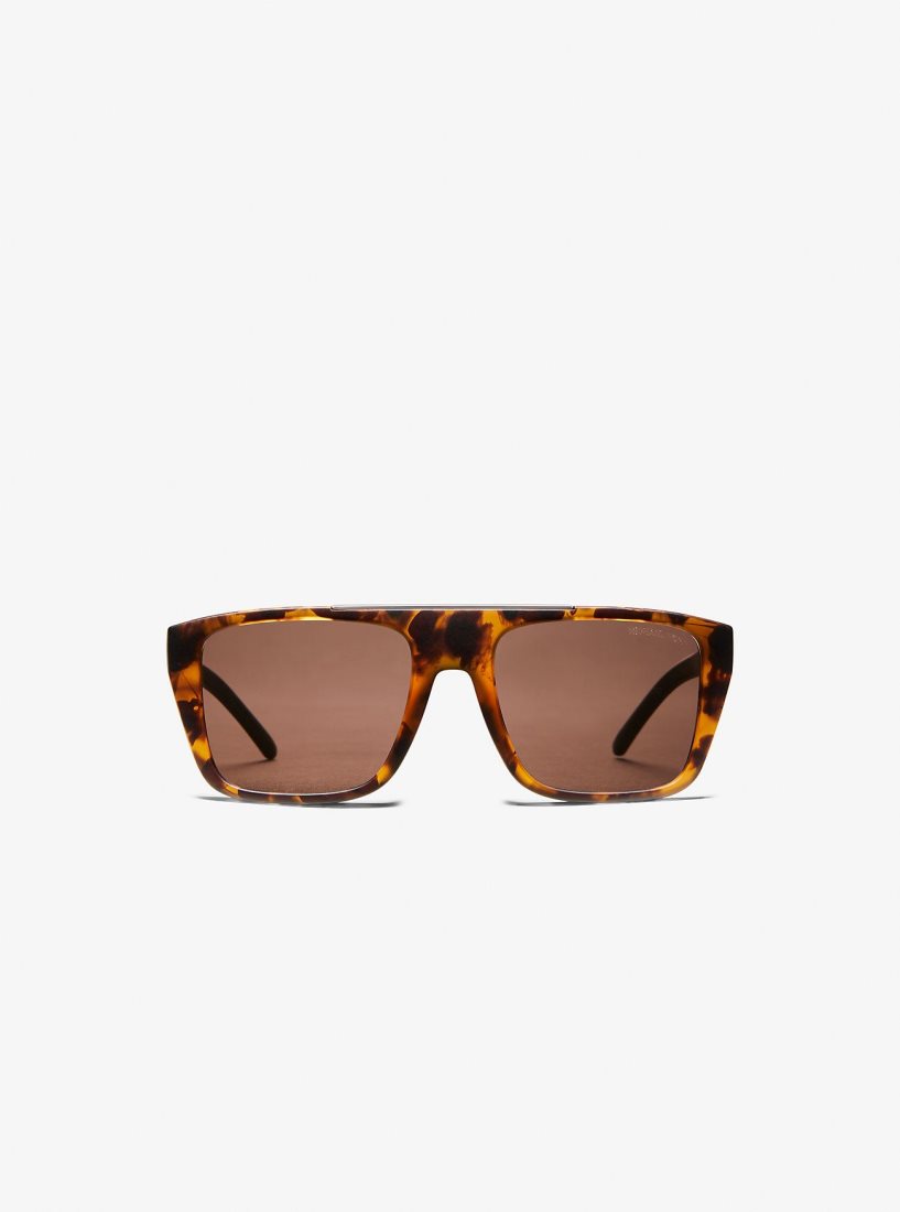 Michael Kors Byron Sunglasses Sonnenbrille Damen Tortoise | UWOTGJ410