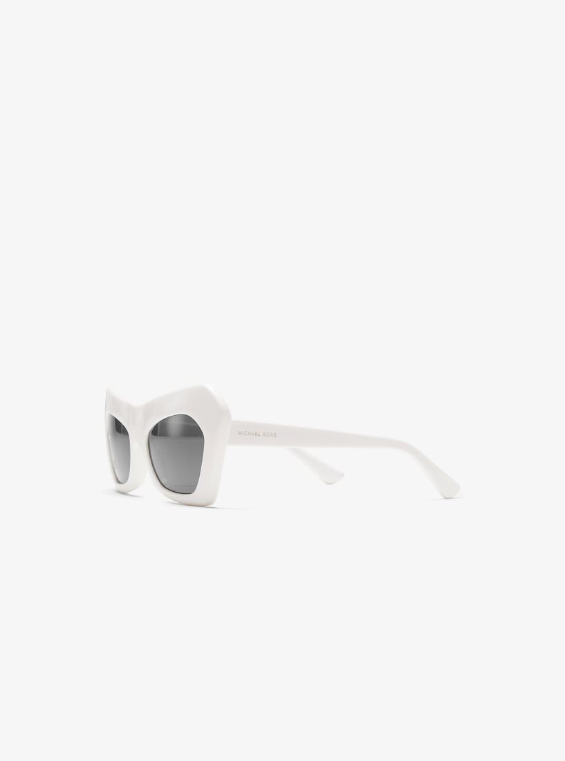 Michael Kors Cassis Sunglasses Sonnenbrille Damen Weiß | FYEACV192