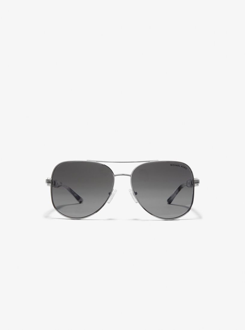 Michael Kors Chianti Sunglasses Sonnenbrille Herren Silber | WBEGTH825