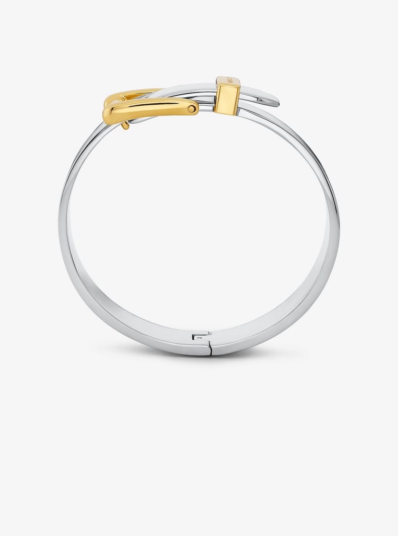 Michael Kors Colby Large Precious Metal-Plated Brass Bangle Armbänder Damen Two Tone | COHIBF601