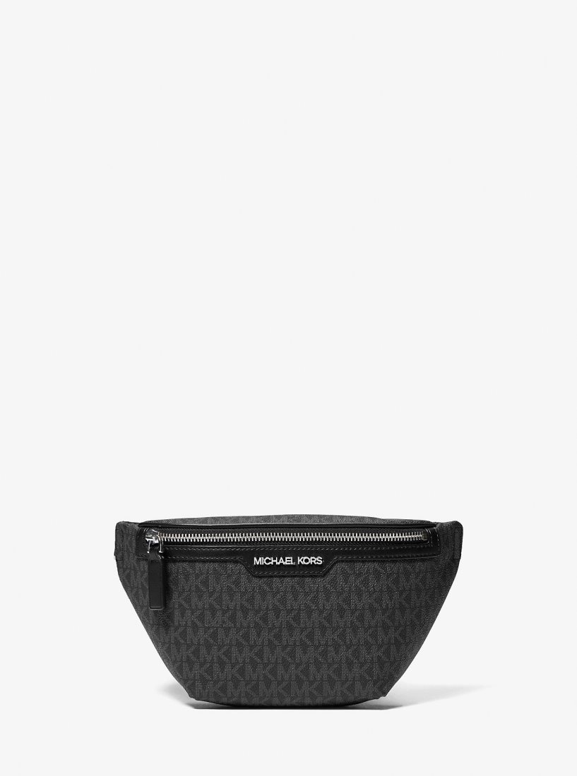 Michael Kors Cooper Mini Logo Belt Bag Umhängetasche Herren Schwarz | DFYOHQ014