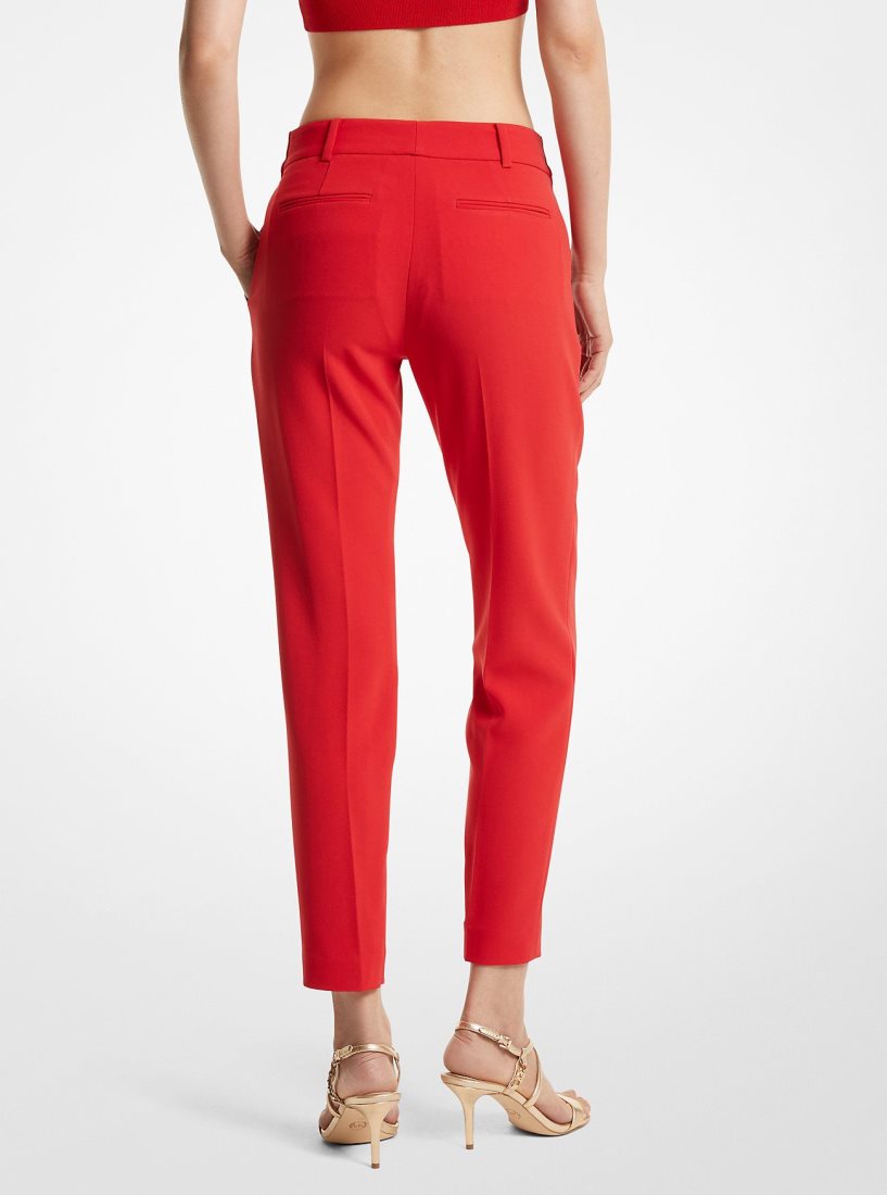 Michael Kors Crepe Pants Hose Damen Rot | DZPUVA098