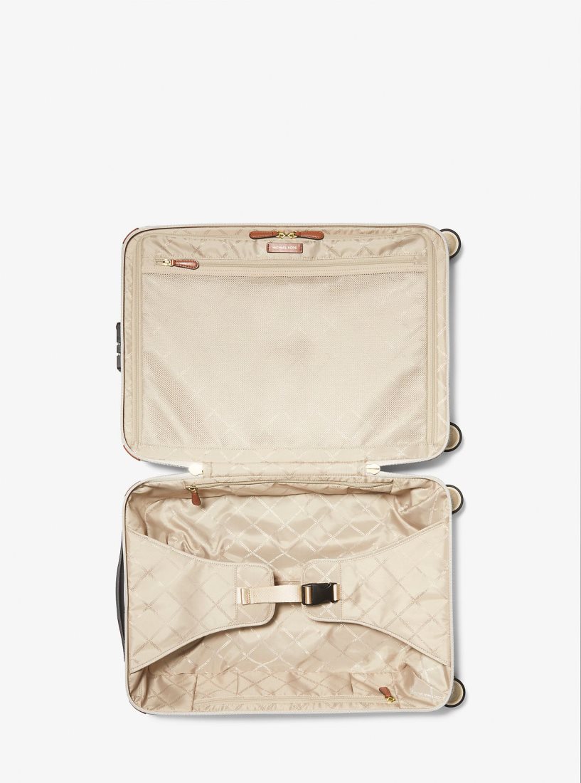 Michael Kors Empire Signature Logo Suitcase Duffle Tasche Damen Hellgelb | DNOISU135
