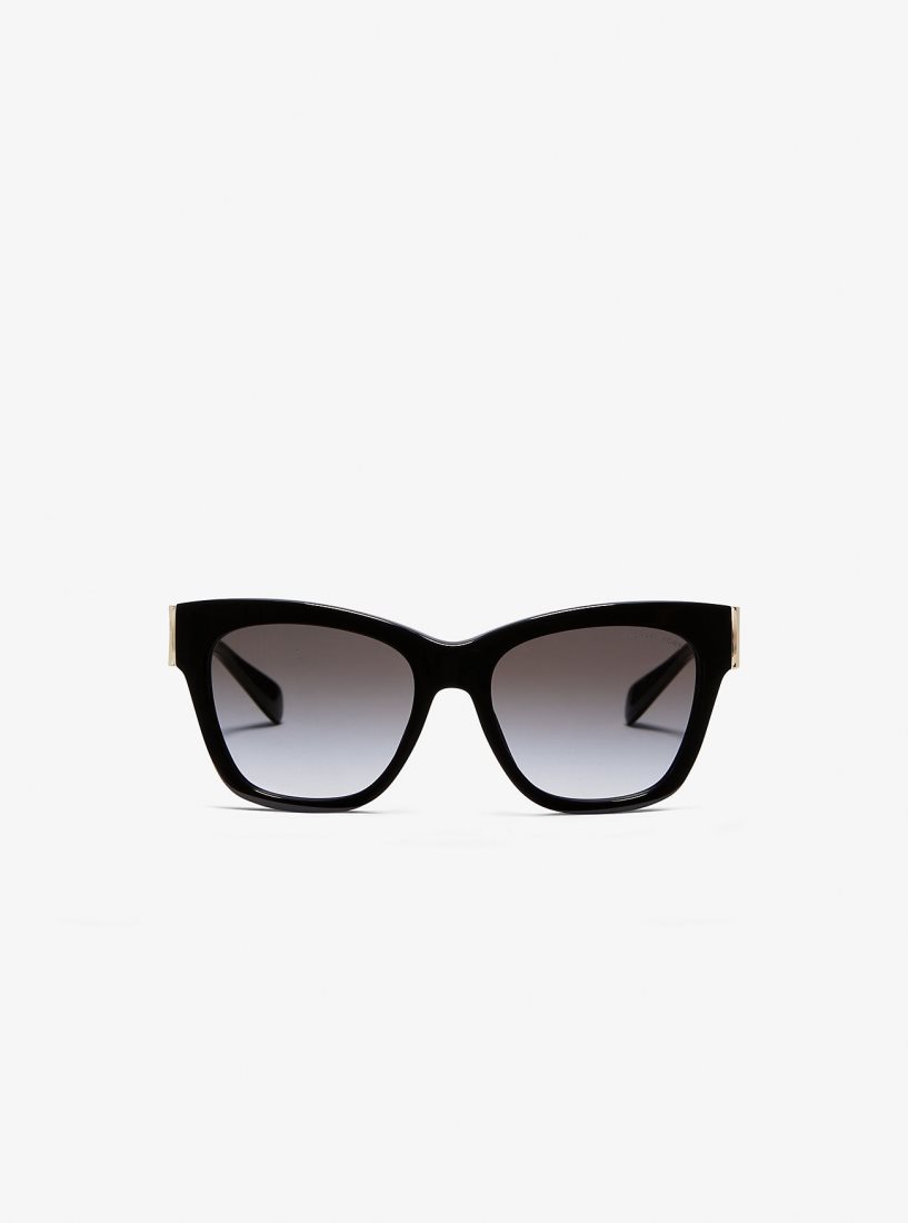 Michael Kors Empire Square Sunglasses Sonnenbrille Damen Schwarz | AGCWPS547