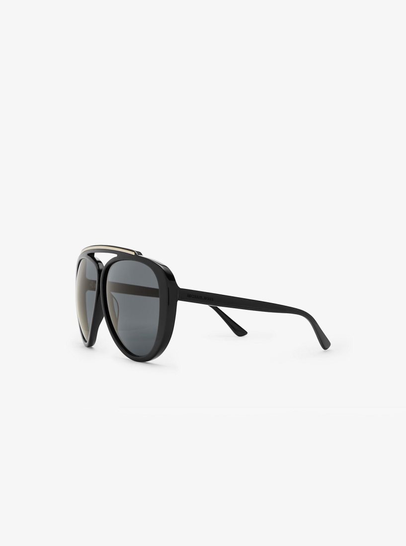 Michael Kors Grove Sunglasses Sonnenbrille Damen Schwarz | PEUNRJ378