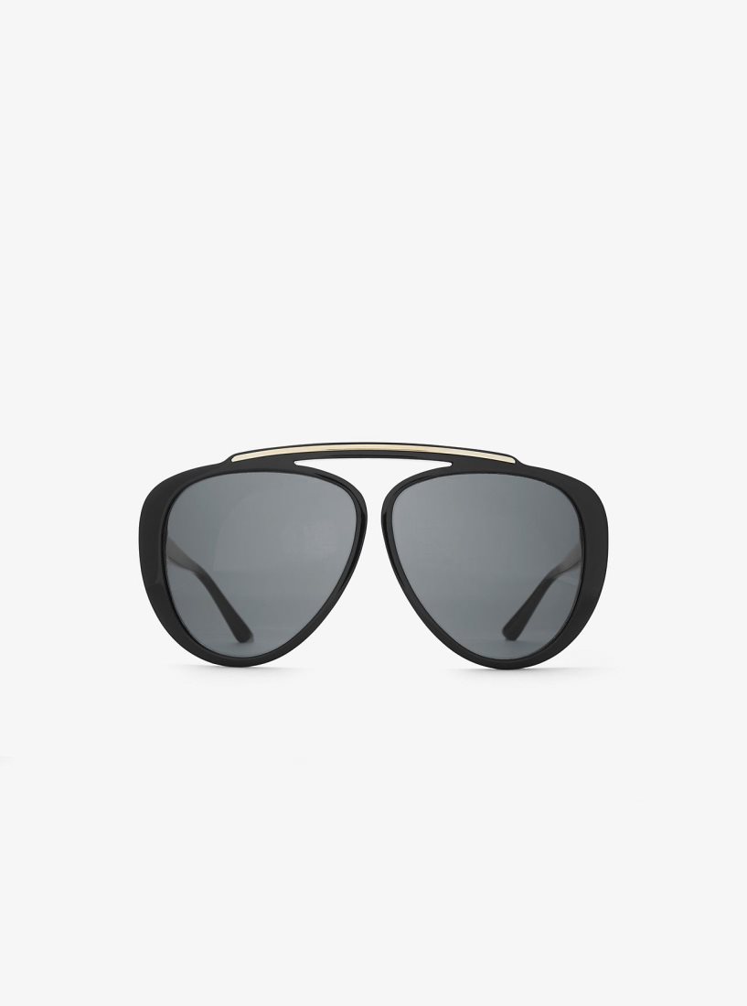 Michael Kors Grove Sunglasses Sonnenbrille Damen Schwarz | PEUNRJ378