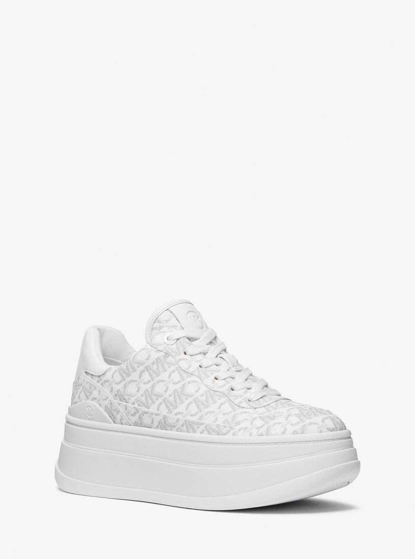 Michael Kors Hayes Empire Signature Logo Platform Sneaker Sneakers Damen Mehrfarbig | MRKHOJ729