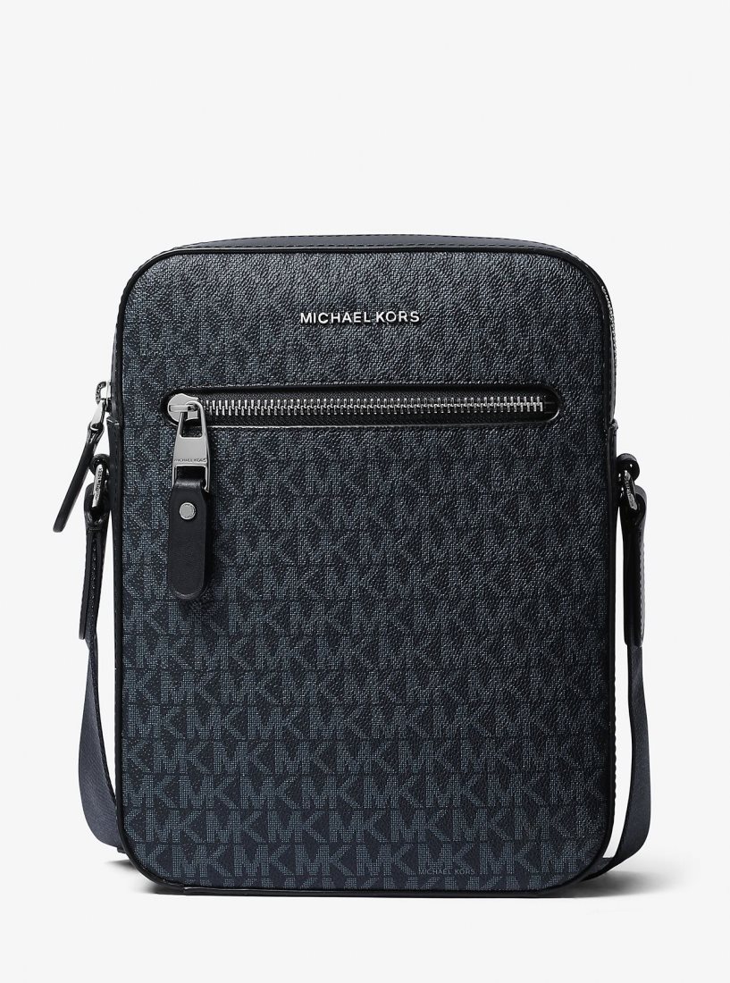 Michael Kors Henry Logo Flight Bag Umhängetasche Herren Admrl/Plblue | NULRMX715