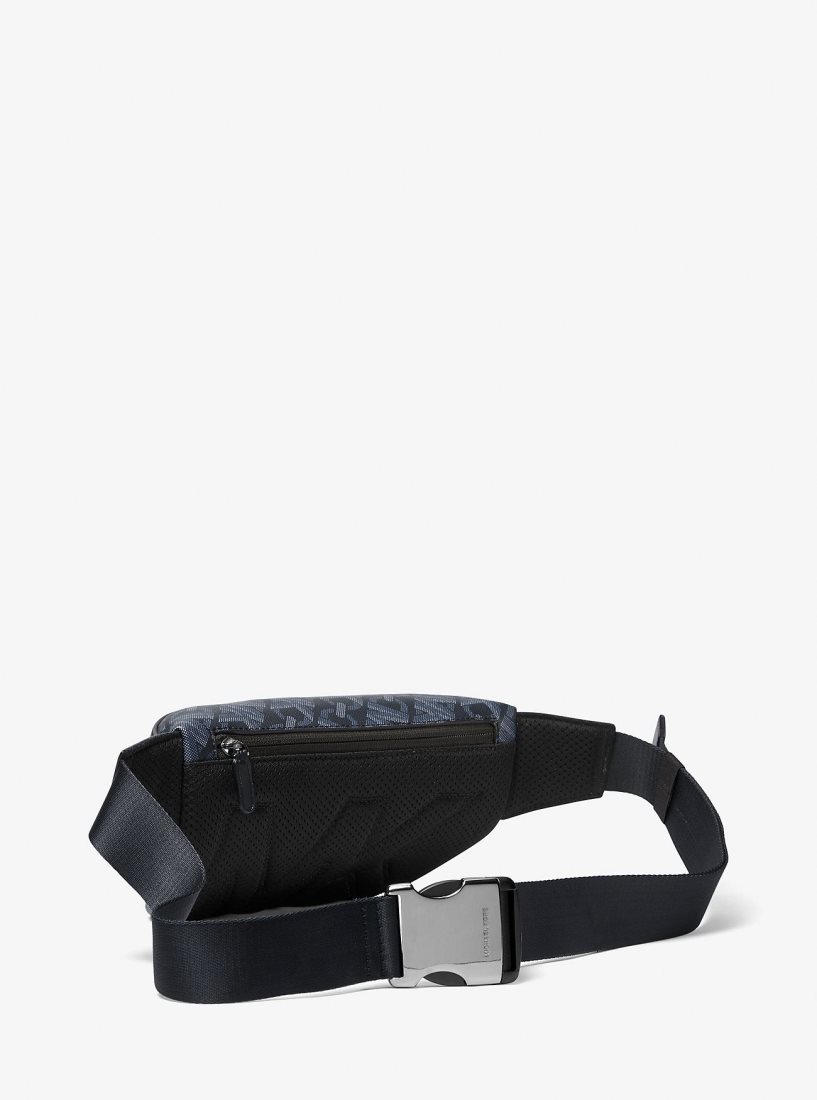 Michael Kors Hudson Empire Signature Logo Sling Pack Umhängetasche Herren Admiral | VFJXTO517