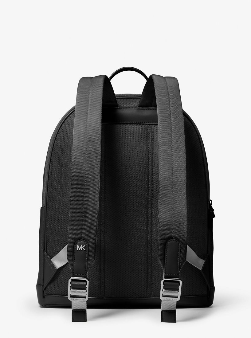 Michael Kors Hudson Leather Commuter Backpack Rucksäcke Herren Schwarz | MYPKGN327