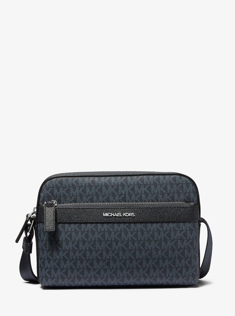 Michael Kors Hudson Logo Utility Crossbody Bag Umhängetasche Herren Admrl/Plblue | TZINKG781