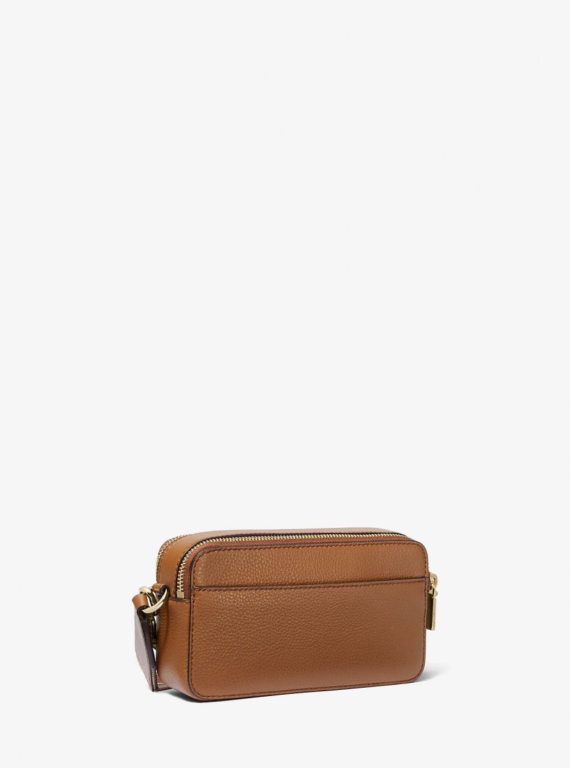Michael Kors Jet Set Small Pebbled Leather Double Zip Camera Bag Camera Bag Damen Luggage | SLYVUI169