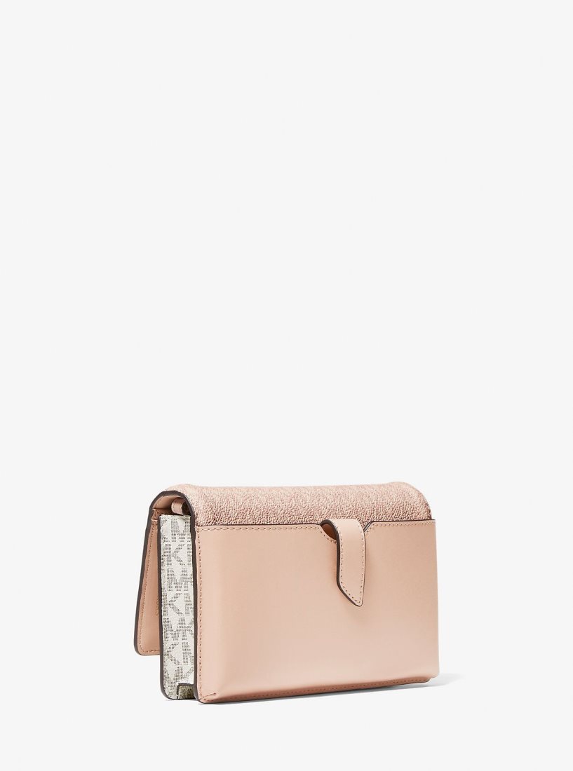 Michael Kors Jet Set Small Two-Tone Logo Smartphone Crossbody Bag Umhängetasche Damen Mehrfarbig | RQZFUB672