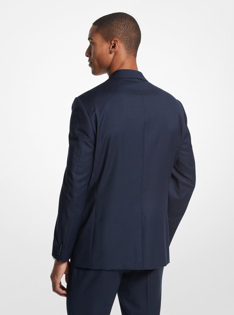 Michael Kors Kaplan Wool Blend Sportscoat Jacken Herren Navy | IROGZE870