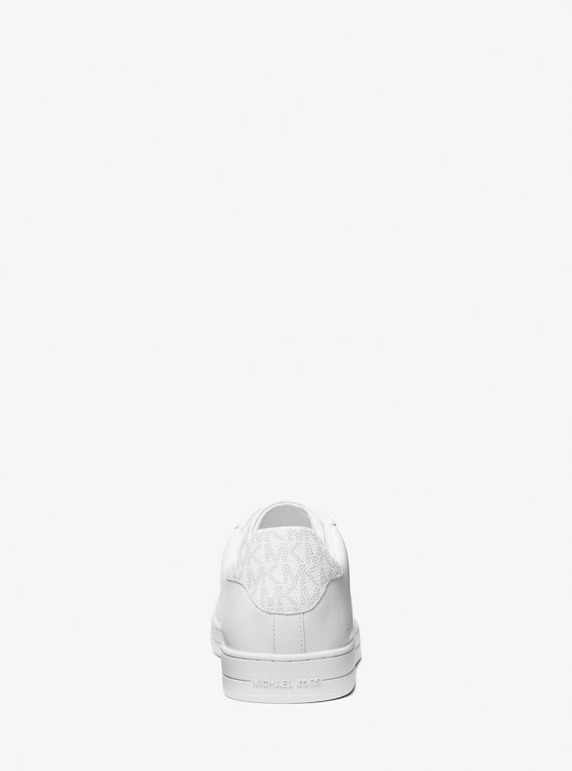 Michael Kors Keating Leather Slip-On Sneaker Sneakers Herren Bright Wht | CQUYHF385