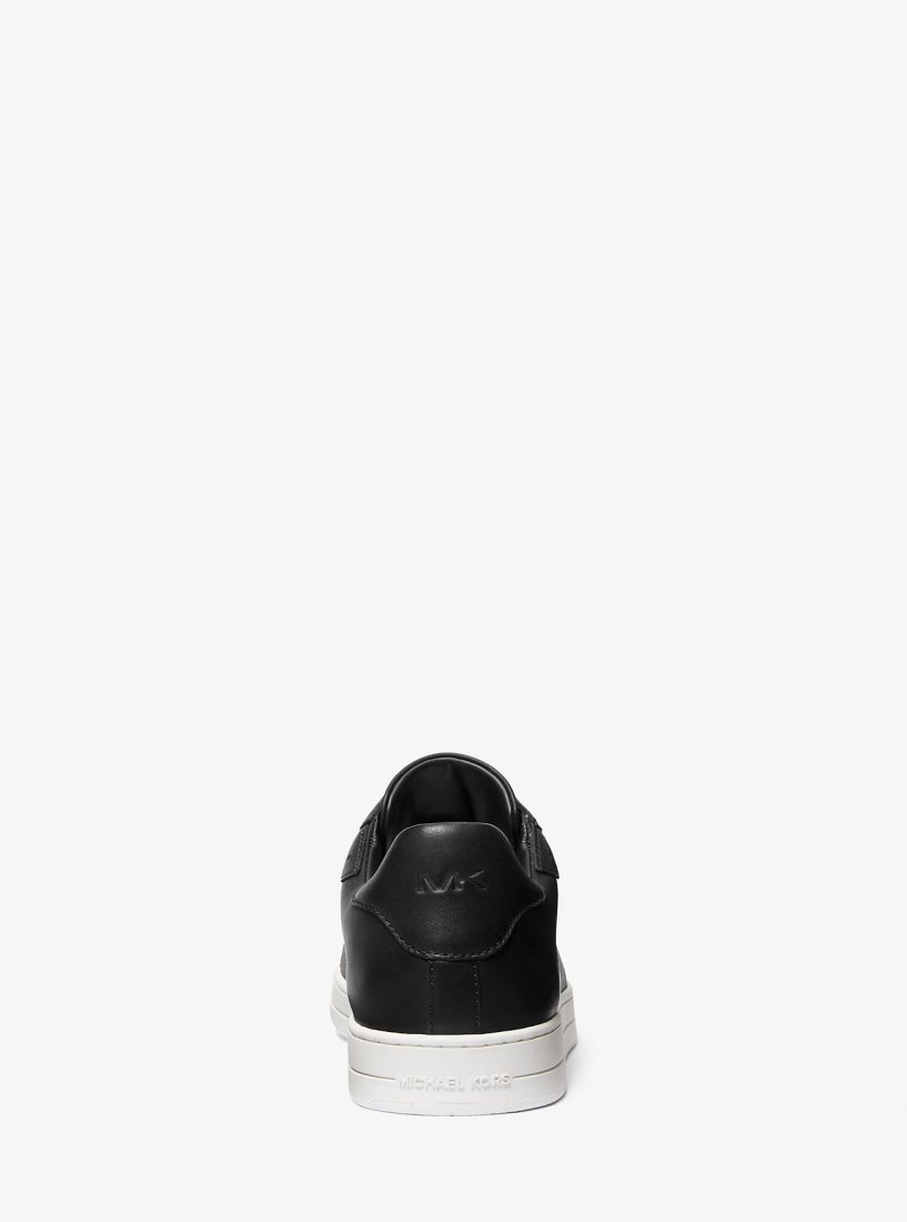 Michael Kors Keating Leather Sneaker Sneakers Herren Schwarz | EIZOTW806