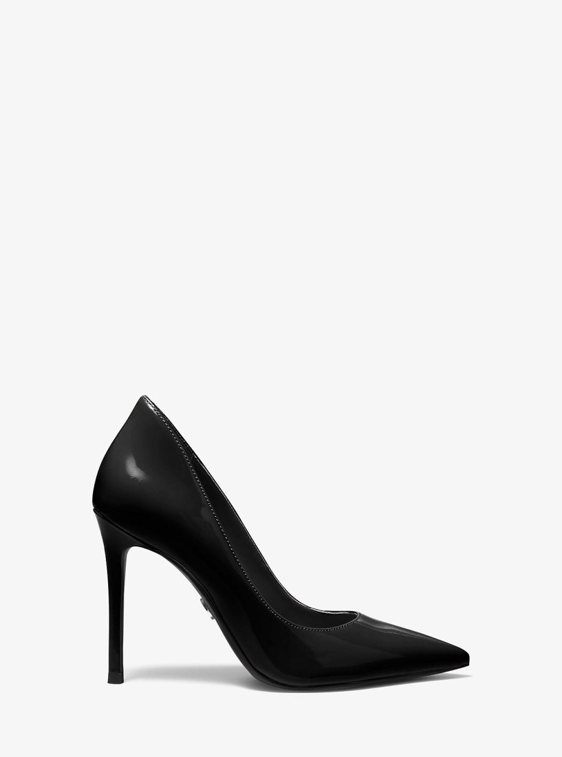 Michael Kors Keke Patent Leather Pump Pumps Damen Schwarz | XOUQNY953