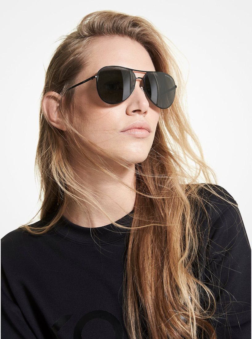 Michael Kors Kona Sunglasses Sonnenbrille Herren Schwarz | CXNHKS239