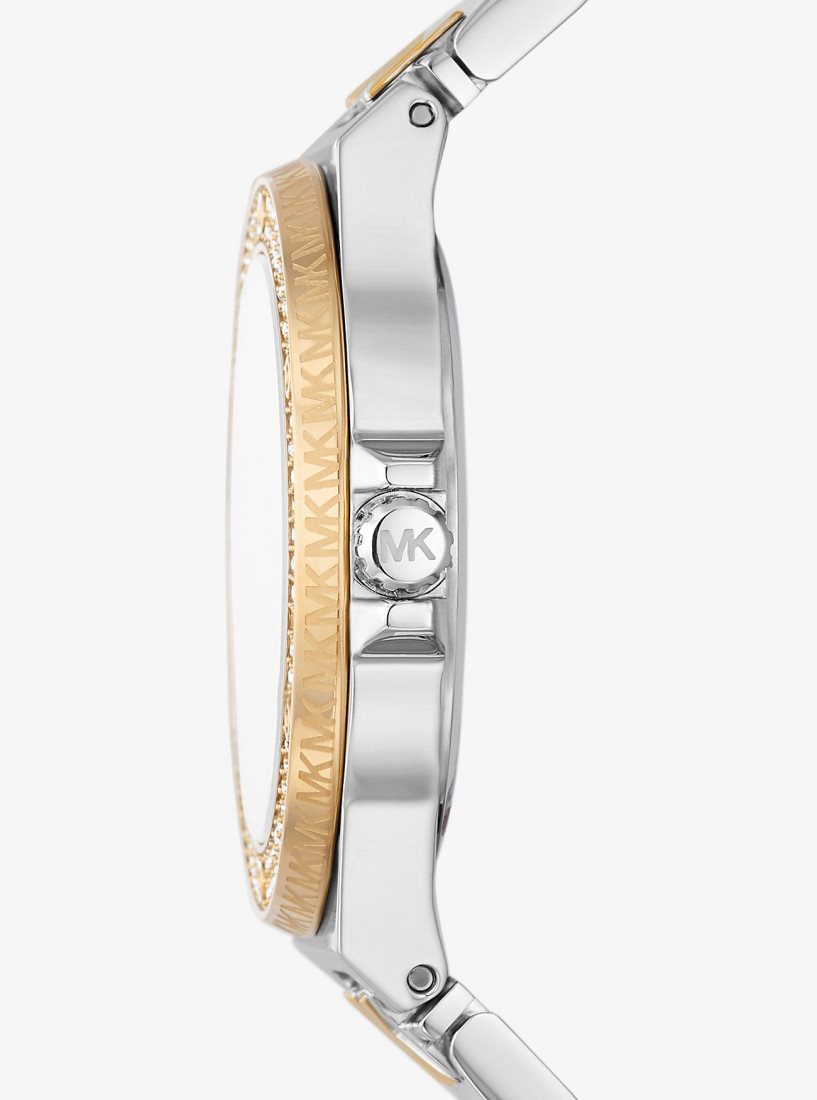 Michael Kors Lennox Pave Two-Tone Logo Watch Two-tone Damen Two Tone | MWRSHL780