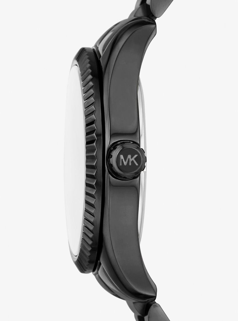 Michael Kors Lexington Pave Black-Tone Watch Black-tone Damen Schwarz | KCPYOH529