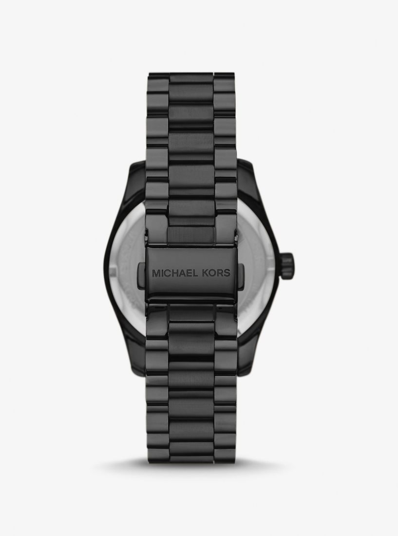 Michael Kors Lexington Pave Black-Tone Watch Black-tone Damen Schwarz | KCPYOH529