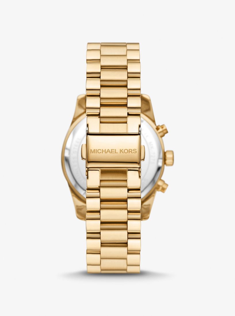 Michael Kors Lexington Pave Gold-Tone Watch Gold-tone Damen Gold | FWGOBX132