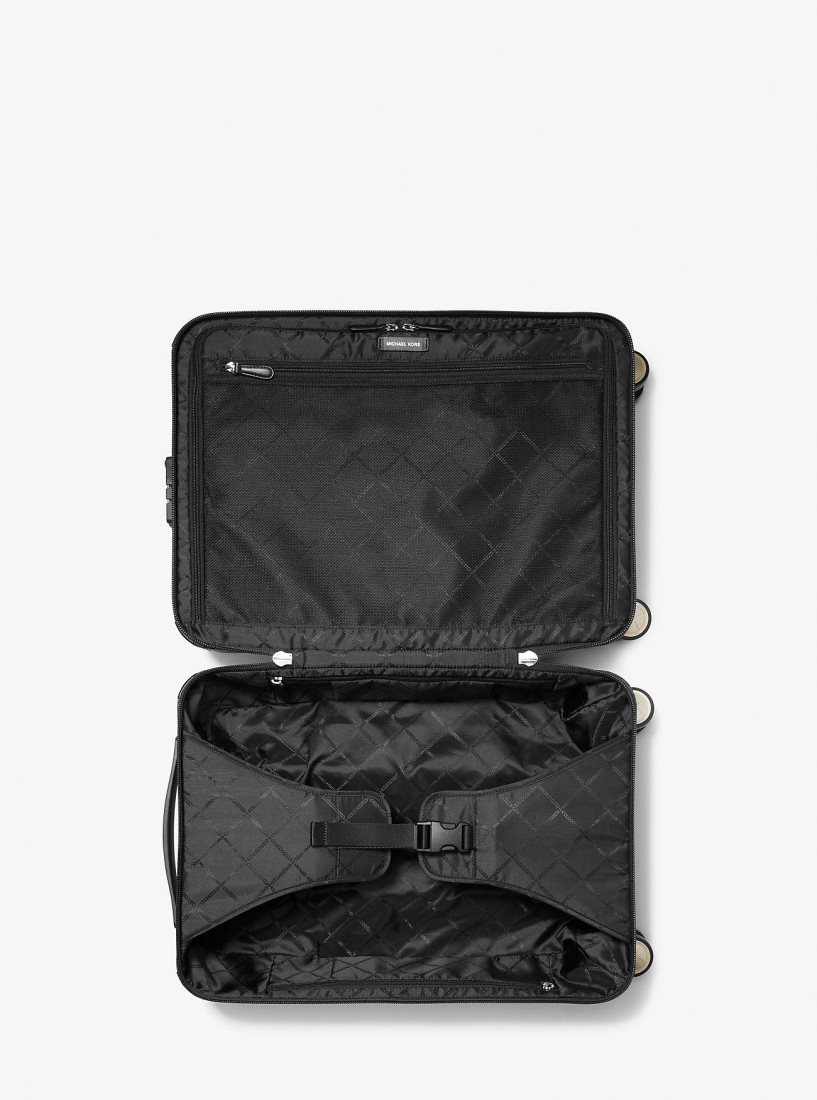 Michael Kors Logo Suitcase Duffle Tasche Herren Schwarz | ADKIRG352