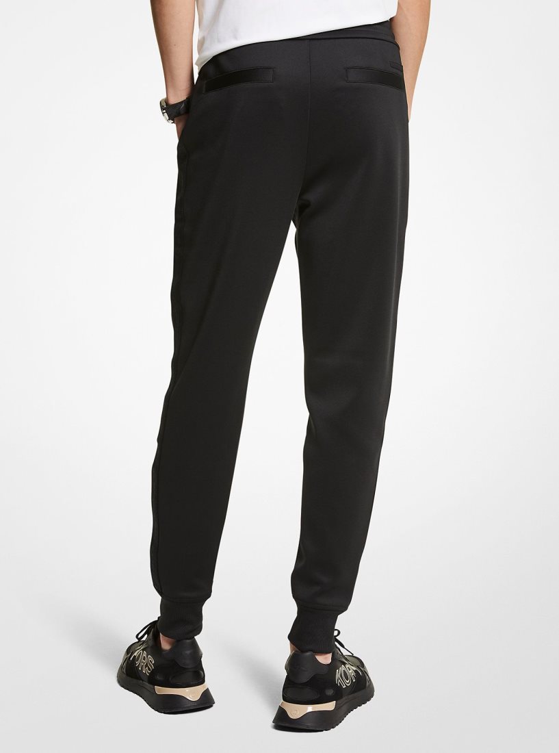 Michael Kors Logo Tape Scuba Joggers Hose Herren Schwarz | WBXRGS625