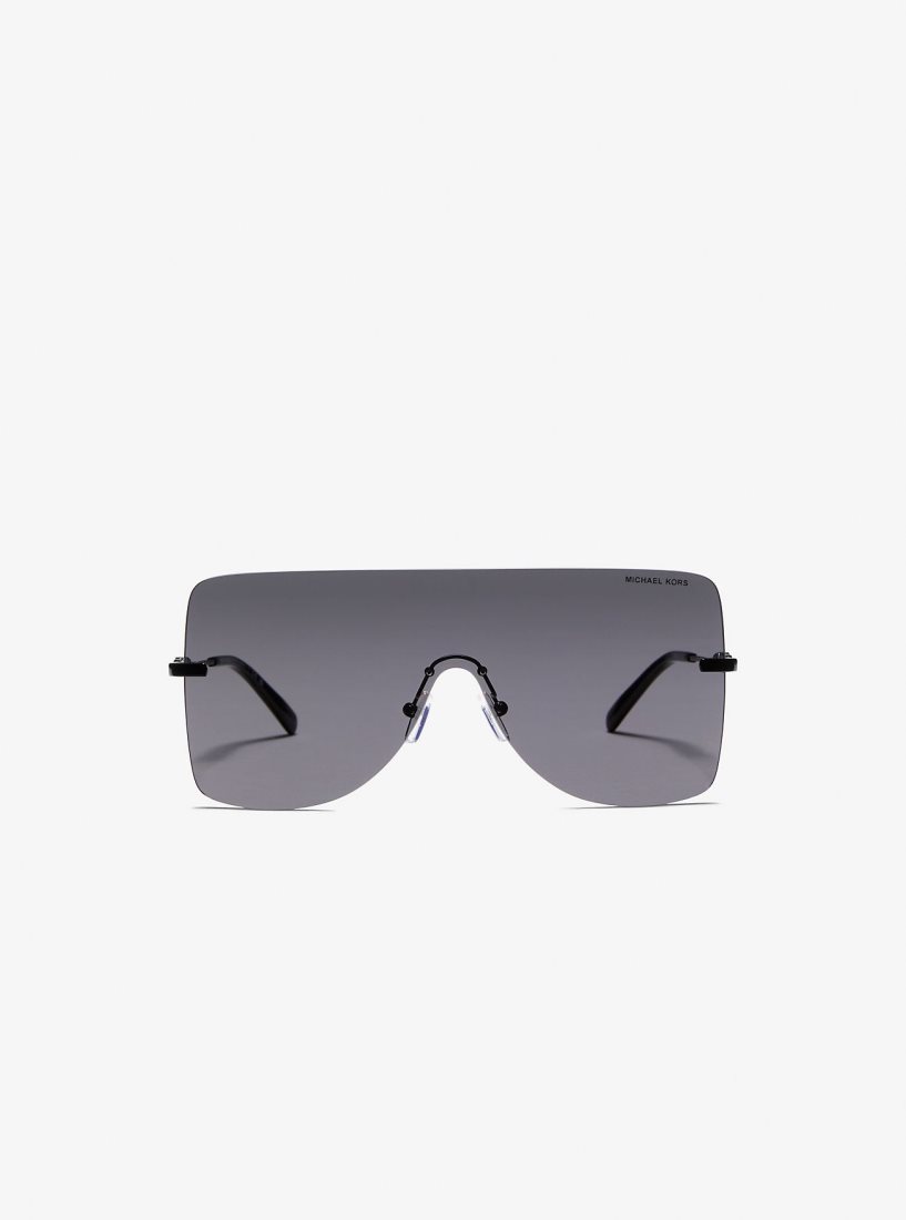 Michael Kors London Sunglasses Sonnenbrille Damen Schwarz | ADLYVI042