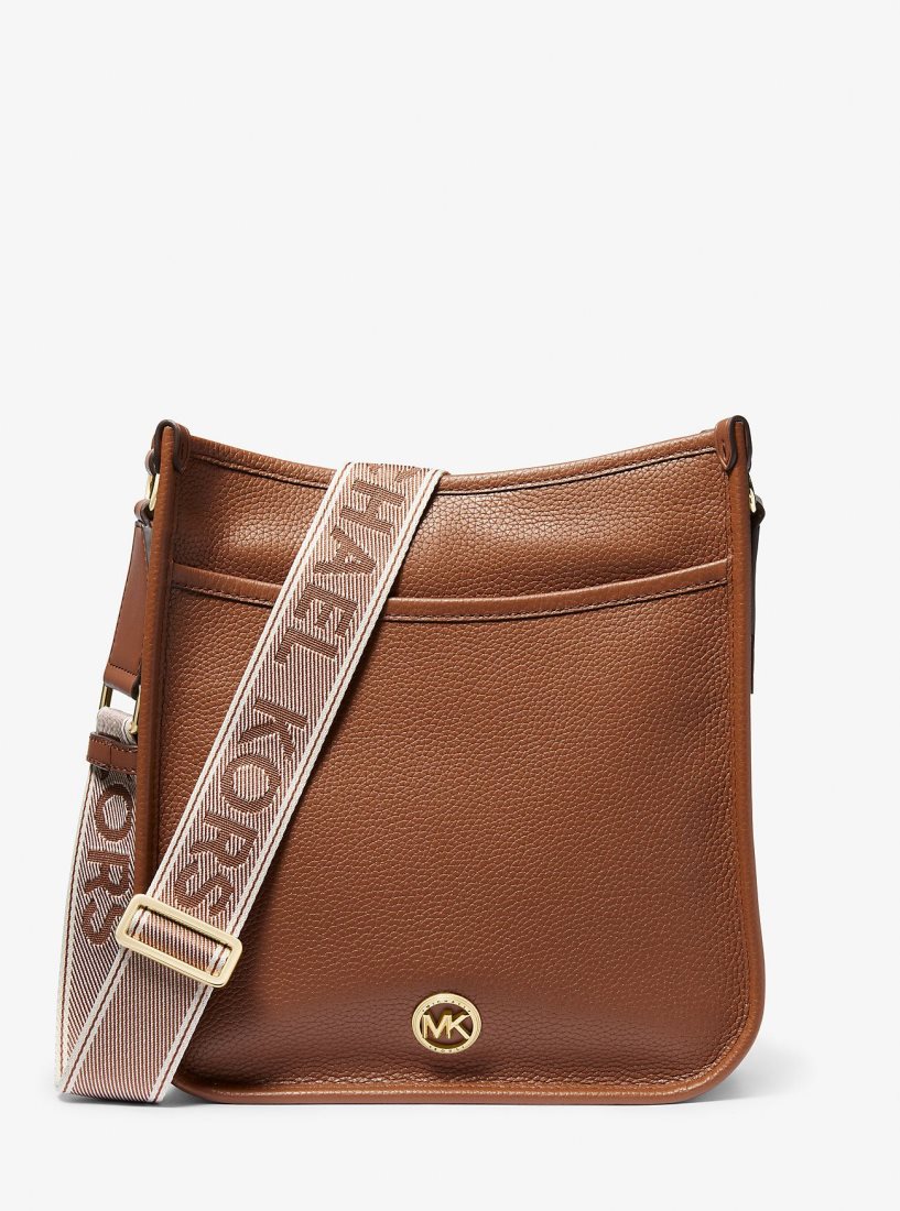 Michael Kors Luisa Large Pebbled Leather Messenger Bag Umhängetasche Damen Luggage | APTQVE762