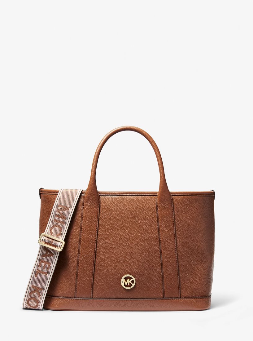 Michael Kors Luisa Medium Pebbled Leather Tote Bag Satchel Tasche Damen Luggage | EIUYMZ183