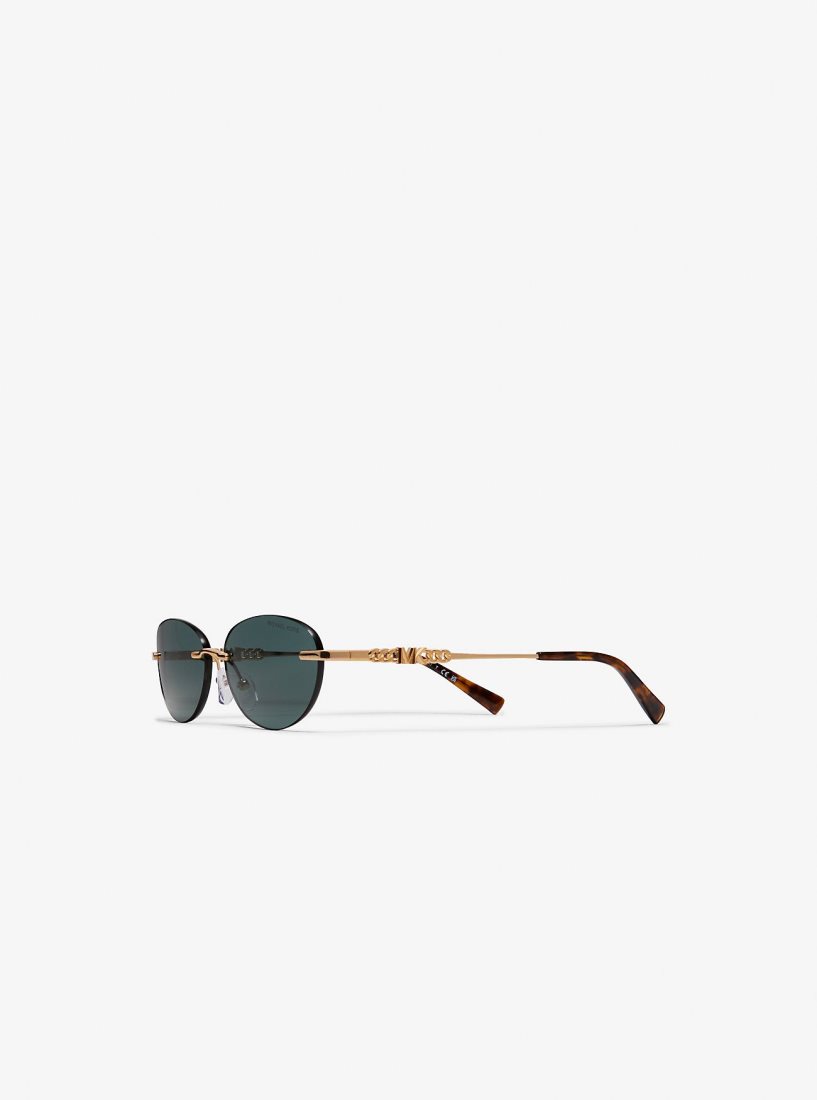 Michael Kors Manchester Sunglasses Sonnenbrille Damen Grün | LXTPCN590