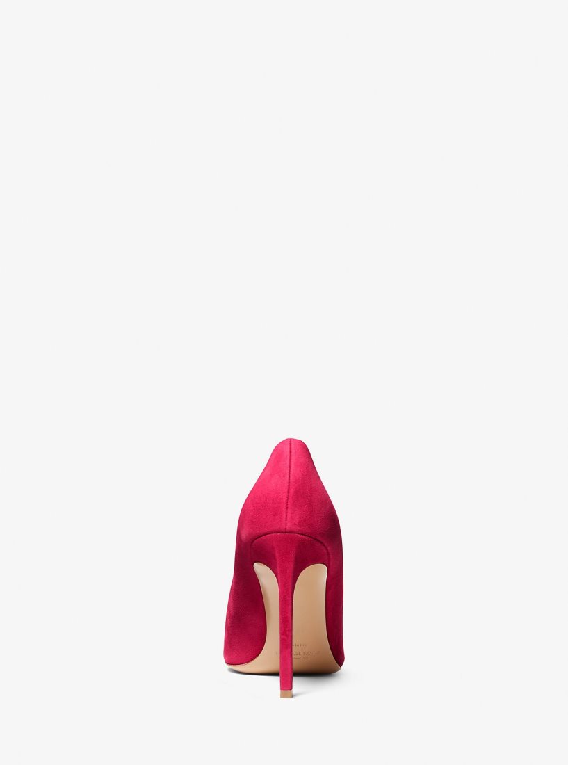 Michael Kors Martine Suede Pump Hohe Schuhe Damen Fuschia | MBVXGD259