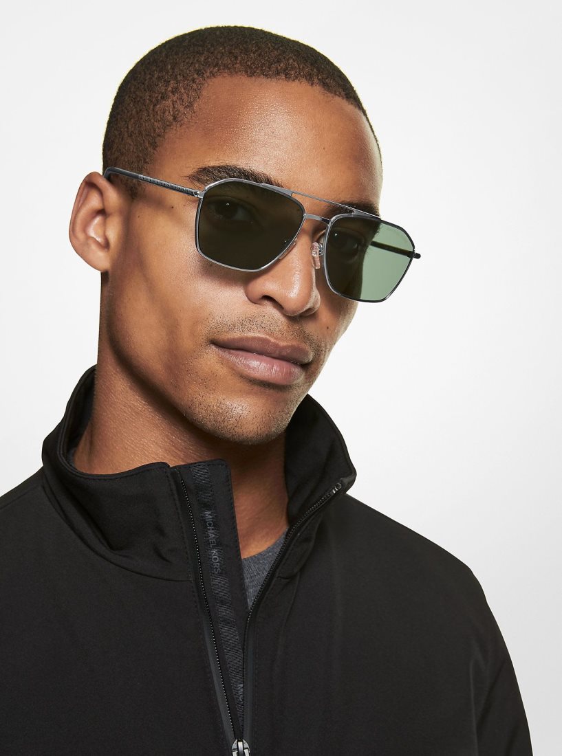 Michael Kors Matterhorn Sunglasses Sonnenbrille Herren Forest | DSAOHC745