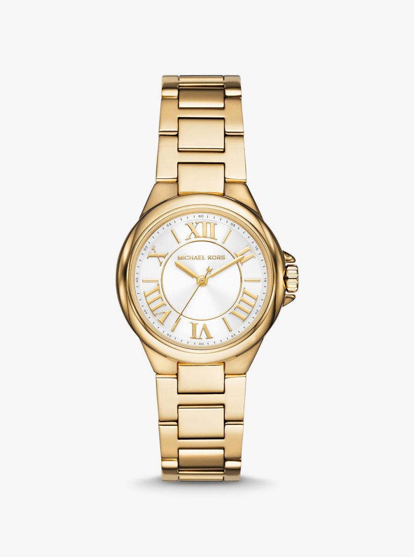 Michael Kors Mini Camille Gold-Tone Watch Gold-tone Damen Gold | XFHZSY983