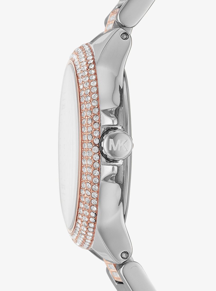 Michael Kors Mini Camille Pave Two-Tone Watch Two-tone Damen Two Tone | RXWMEN953