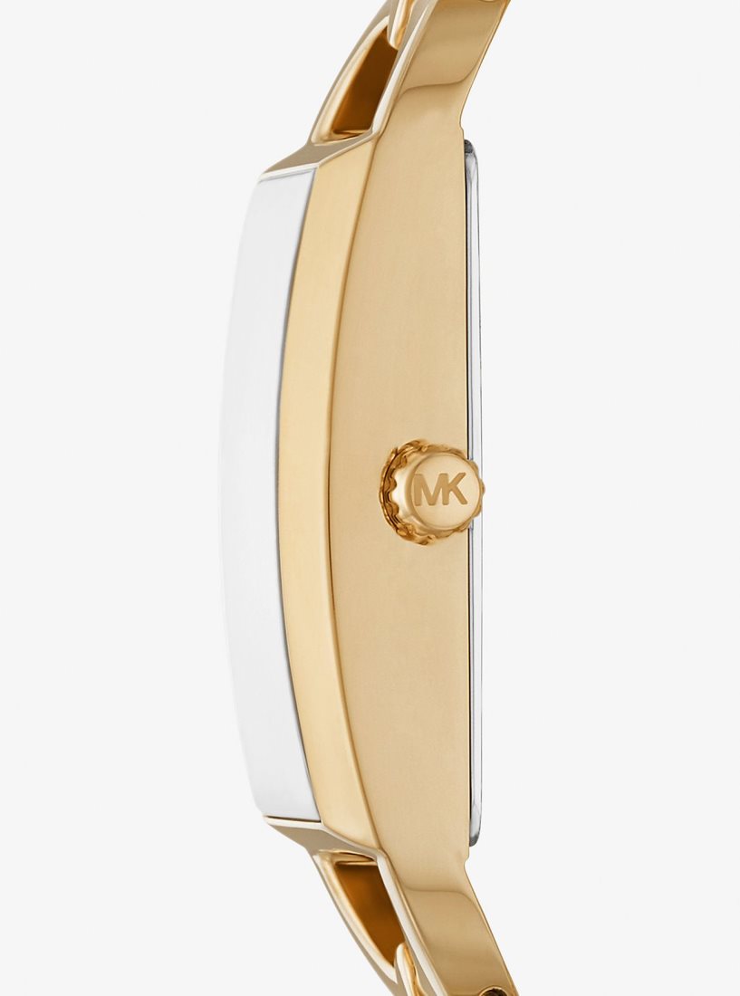Michael Kors Mini Empire Gold-Tone Watch Gold-tone Damen Gold | VNCGZB863